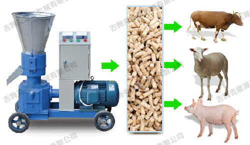 玉米秸稈顆粒機(jī)做牛羊顆粒飼料 小秸稈變寶